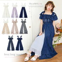 ワンピース 3WAYロング 夏 オフショル ベア ギンガム タック フリル レディース ギャザー ロング 可愛い ガーリー 楽チン 着回し 大きいサイズ ホワイト ネイビー ブラック 白 黒 無地 チェック柄 花柄 M L LL 3L をご用意してます!夢展望