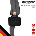【バーマス公式直営】BERMAS バーマス ブリーフ ビジネスバッグ 薄マチ 60431 ファンクションギア プラス ドイツブランド ビジネス バッグ キャリーオン エキスパンダブル 拡張 39cm 高機能 送料無料 通勤 メンズ ブラック A4対応 就職