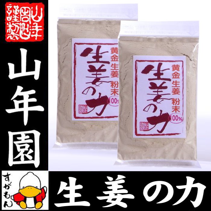 しょうが 粉末 国産 生姜の力 55g×2袋セット 黄金生姜100%の生姜粉末 しょうが …...:e-cha:10002199