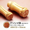 竹 印鑑 実印 銀行印 【直径約15〜18mm】朱竹印鑑 京都嵯峨野 (姓名両方のテンショ体
