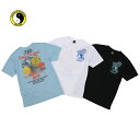 T&C タウン&カントリー プリント Tシャツ | メンズ ポリエステル 吸水速乾 スポーツウェア スポーツ ブランド カジュアル 白 黒 水色 夏 おしゃれ オシャレ ストリート 人気 半袖T 半T ティシャツ TEE T-shirt サーフ サーフィン タウンアンドカントリー t&c surf designs