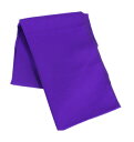 【エイサー衣装】　モス布　紫　Aタイプ（ロックあり）　3.5m　帯やサージに