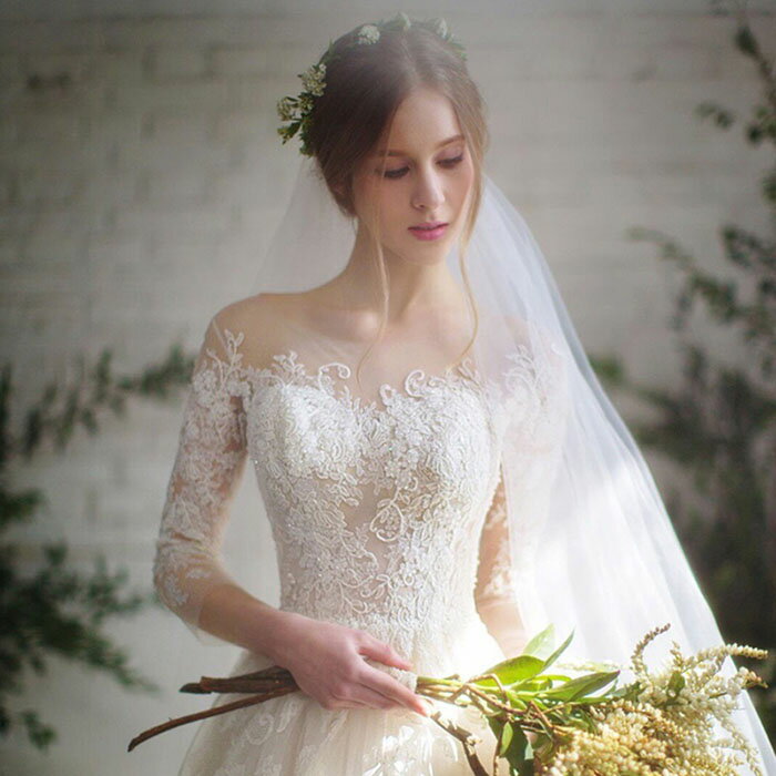 【サイズ有S/M/L/XL/2XL】花嫁 ウェディングドレス 背中出す プリンセスドレス 花嫁の結婚式 結婚式 ビスチェタイプ ドレス 締め上げタイプ レース ロングドレス トレーンドレス ウェディングベール 大きいサイズ サイズ指定 da012n1n1n1/代引不可 05P18Jun16