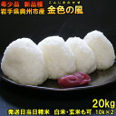 【ふるさと納税】新登場の高級米 岩手県奥州市産 金色の風 白...