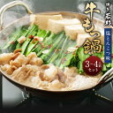 【ふるさと納税】博多若杉 牛もつ鍋 3〜4人前セット【塩とん...