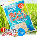 【ふるさと納税】すぐに発送お届け!無洗米宮崎ひのひかり5kg...