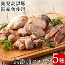 【ふるさと納税】鹿児島黒豚と国産鶏の無添加スモーク5種セット...