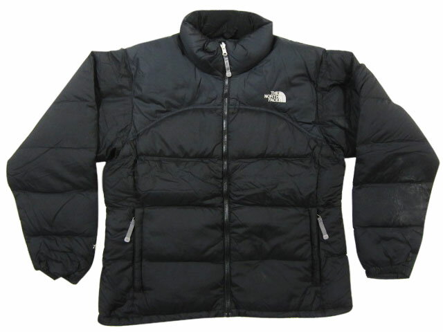 【中古】 THE NORTH FACE/ノースフェイス ダウンジャケット 700フィルパワー 黒 【サイズ：Women's XL】【OUTDOOR/アウトドア】【あす楽対応】【古着 mellow楽天市場店】