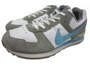 【中古】 NIKE/ナイキ レザー×スエード スニーカー 白×グレー×水色 【Women's US 6.5】【あす楽対応】【古着 mellow楽天市場店】