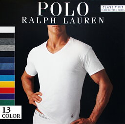 ★10%オフ クーポン 4/2 14時まで★【ゆうパケット対応】【新品】 POLO RALPH LAUREN/<strong>ラルフローレン</strong> CLASSIC FIT 半袖 Vネック T<strong>シャツ</strong> 【13カラー】【サイズ：S , M , L】【アンダーウェア】【無地】【ワンポイント】【あす楽対応】【<strong>古着</strong>屋mellow楽天市場店】