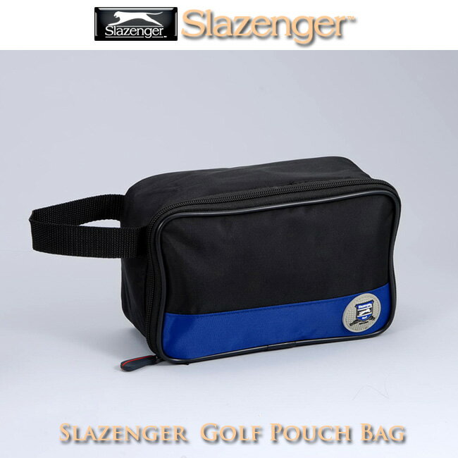 スラセンジャー[Slazenger] GOLF POUCH BAG《ゴルフポーチバッグ》ゴルフプレー中の小物収納に便利【送料無料】