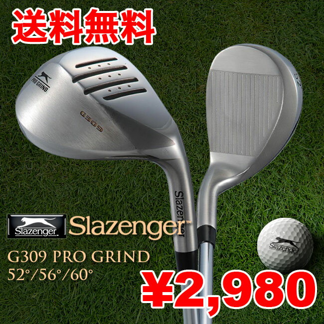 y|Cg10{zoJ[ȕɃIXX̃EFbWXZW[[Slazenger] G309 PRO GRIND WEDGE 52/56..