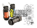 AIRSOFT INNOVATIONS: サイクロン BBグレネード【エアガン,エアーガン,サバイバルゲーム,サバゲー,18歳以上,おもちゃ,銃,トイガン】