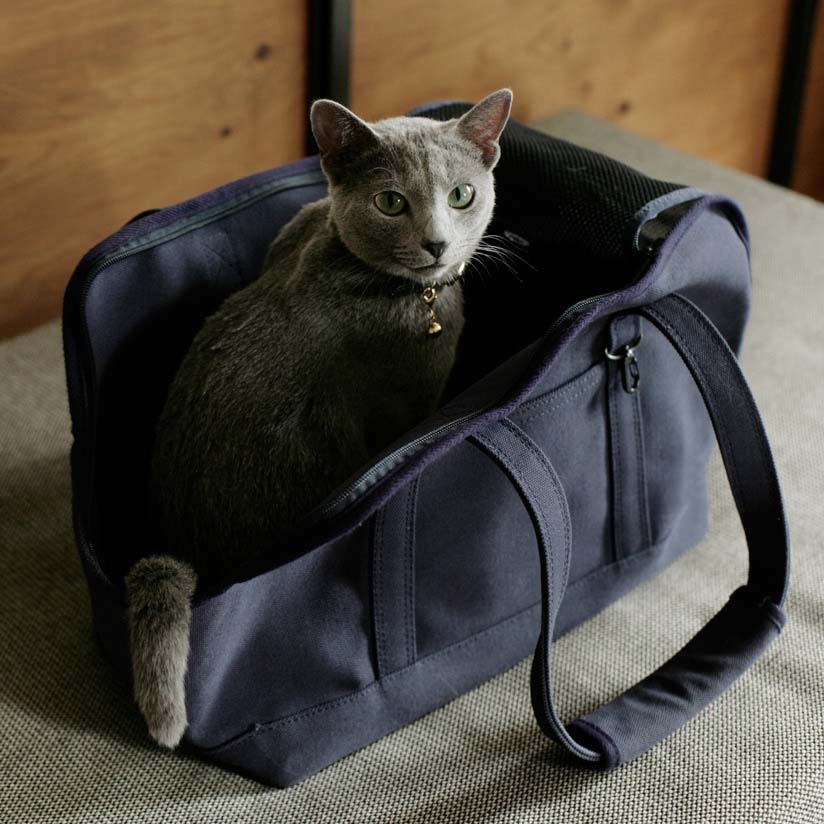 【猫 キャリーバッグ carry bag キャリーバック スクエアトート Lサイズ fre…...:free-stitch:10008026