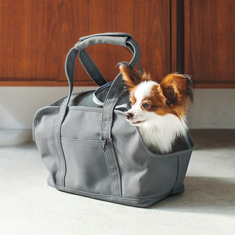 【犬 キャリーバッグ】スクエアトート Sサイズ キャリーバック carry bag fre…...:free-stitch:10005795