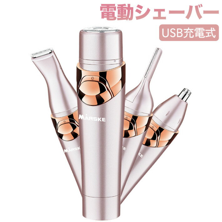 フェイスシェーバー usb充電式 4in1 (Landgoo)