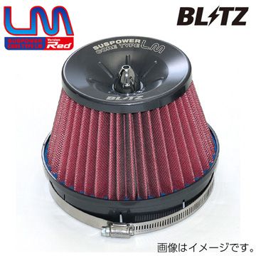 BLITZ ブリッツ サス パワー LM-RED エアクリーナー スバル ジャスティカスタム M900F 59244 送料無料(一部地域除く)