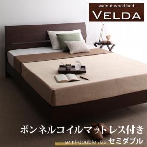 【エントリーで最大P4倍】モダンデザイン フロアベッド VELDA*ベルダ* ボンネルコイルマット付き すのこベッド セミダブルベッド 激安 G-DREAMS 送料込