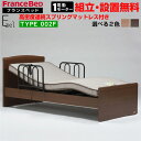 フランスベッド製 電動ベッド 介護ベッド イーゼル002F(専用マットレス付き) 電動ベッド 電動ベット 介護用ベット 電動リクライニング FranceBed 介護用ベッド コンパクト リクライニング| 介護 ベッド ベット 電動 シングル