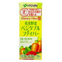 伊藤園野菜飲料シリーズテトラパック特保充実野菜　ベジタブル＆ファイバー200ml24本入り