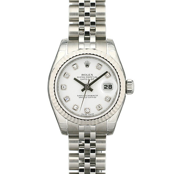 ロレックス デイトジャスト Ref.179174G ホワイト ROLEX DATEJUST       ロレックス デイトジャスト Ref.179174G レディース時計