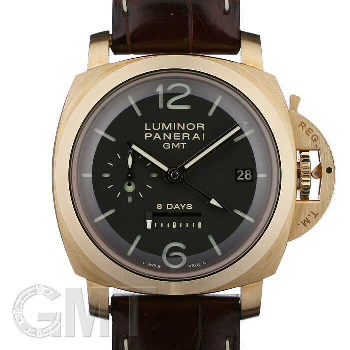 šOFFICINE PANERAI ե ѥͥ饤LUMINOR ߥΡ1950 8DAYS GMT PAM00289Luxury Brand Selection