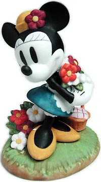 【ディズニー・ミッキーマウス】ガーデンフィギュア・ミニーマウス【Disneyzone】
