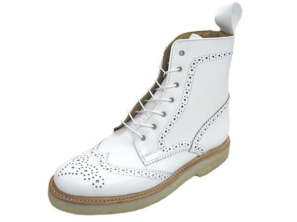 W[WRbNX 12497 zCgU[ GEORGE COX 12497 WHITE LEATHER