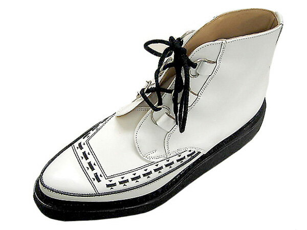 W[WRbNX 14267 zCgU[ GEORGE COX 14267 WHITE LEATHER