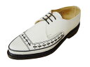 W[WRbNX 13423 zCgU[ GEORGE COX 13423 WHITE LEATHER