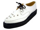 W[WRbNX13075 zCgU[ GEORGE COX 13075 WHITE LEATHER