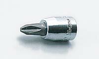 Ko-ken 2000.28-2 1/4"sq. プラスビットソケット 全長28mm No.2 コーケン（Koken/山下工研）【在庫あります】【純国産工具】【メール便対応】_2000.28-2_