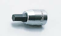 Ko-ken 2010M.25-3 1/4"sq. ヘックスビットソケット 全長25mm 3mm コーケン（Koken/山下工研）