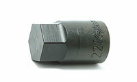 Ko-ken 4012M.43-22 1/2"sq. ヘックスビットソケット（一体；黒） 全長43mm 22mm コーケン（Koken/山下工研）