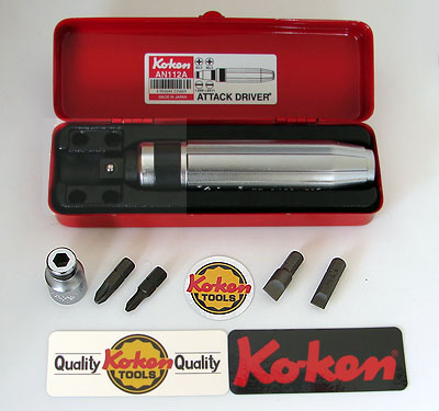 Ko-ken AN112A 1/2"sq. アタックドライバーセット コーケン（Koken/山下工研）