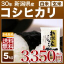新潟 コシヒカリ 5kg 送料無料(28年産 米/明日楽) 厳選の新潟米 新潟県産コシヒカリ、高級米 新潟産 こしひかり、時期の為、お米は精米(白米)のみ対応可 内祝いやギフトに熨斗(のし)対応可 (あす楽 対応 通販)
