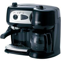 【ポイント10倍！オマケ付】デロンギ（delonghi）　コンビ　コーヒーメーカー　BC0261N-B【楽ギフ_包装選択】【10P4Jul12】【夏 セール】【ラッピング無料 夏ギフト】【本日最大ポイント16倍！】本格派バールの味わいが楽しめる多機能マシン！