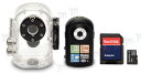 ★送料無料★消しゴムサイズの防水ケース付カメラ 【8GBセット】 防水 CHOBi CAM WP【ブラック】micro SDHCカード8GB付セット・ちょビッカムWP・20m防水ケース付きミニビデオカメラ・ウォータープルーフ【あす楽対応】