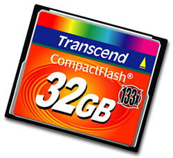 Transcend コンパクトフラッシュカード 32GB（133倍速）