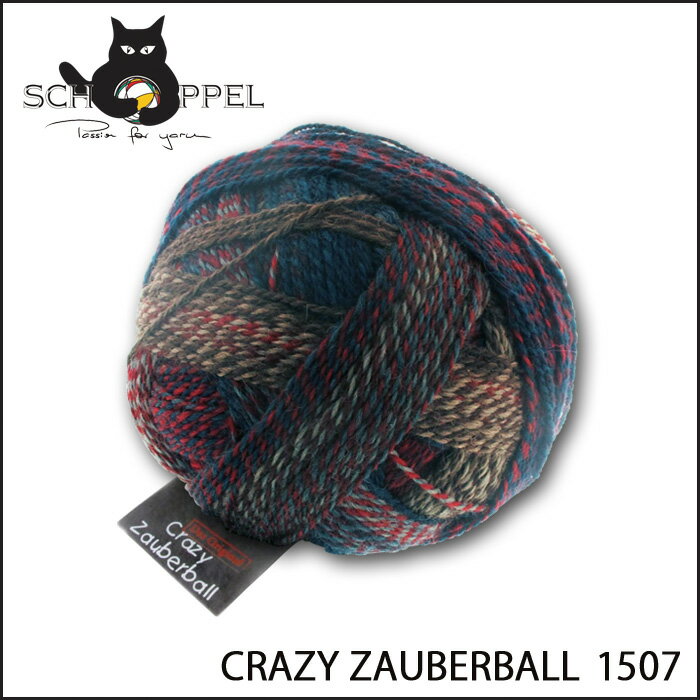 SCHOPPEL 靴下用毛糸 CRAZY ZAUBERBALL 1507