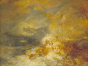 油絵 ジョゼフ・マロード・ウィリアム・ターナー 海上災害 P12サイズ P12号 606x455mm 油彩画 絵画 複製画 選べる額縁 選べるサイズ