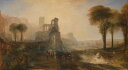 油絵 ジョゼフ・マロード・ウィリアム・ターナー カリグラ帝の宮殿と橋 F12サイズ F12号 606x500mm 油彩画 絵画 複製画 選べる額縁 選べるサイズ