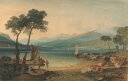 油絵 油彩画 絵画 複製画 ジョゼフ・マロード・ウィリアム・ターナー レマン湖とモンブラン M10サイズ M10号 530x333mm すぐに飾れる豪華額縁付きキャンバス