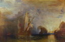 油絵 油彩画 絵画 複製画 ジョゼフ・マロード・ウィリアム・ターナー ポリュペモスをあざ笑うオデュッセウス M10サイズ M10号 530x333mm すぐに飾れる豪華額縁付きキャンバス
