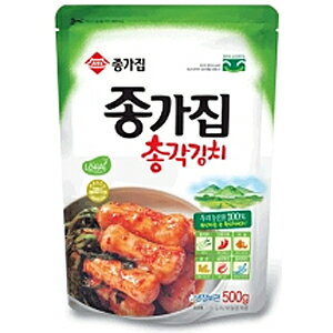 ◆冷蔵◆宗家 チョンガーキムチ500g■韓国食品■輸入食品■輸入食材■韓国料理■韓国食材■韓国キムチ■キムチ■おかず■漬物■宗家■ジョンが■チョンガーキムチ■チョンガクキムチ■大根キムチ