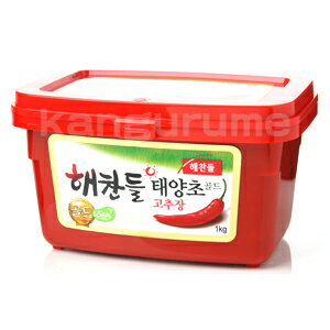 「ヘチャンドル」コチュジャン 1kg■韓国食品■韓国料理/韓国食材/調味料/韓国ソース/唐辛子/コチュジャン/スパイス/カプサイシン/辛味【YDKG-s】厳選した唐辛子ともち米などでこだわりを持って漬けた韓国の辛味噌！9000円以上で★送料無料＋プレゼント★