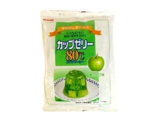 かんてんぱぱ カップゼリー80℃(青リンゴ) 【マラソン201207_食品】【2sp_120706_a】【RCPmara1207】