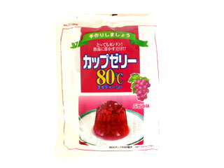 かんてんぱぱ カップゼリー80℃(ぶどう)　【マラソン1207P10】【マラソン201207_食品】【2sp_120706_a】【RCPmara1207】