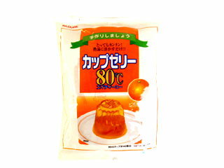 かんてんぱぱ カップゼリー80℃(オレンジ)　【マラソン201207_食品】【2sp_120706_a】【RCPmara1207】