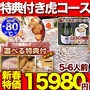 とらふぐ【送料無料】【 ふぐ セット】「特典付ふぐ刺身ふぐ鍋セット5-6人前／超冷」